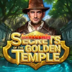 Pemandangan visual Secrets of the Golden Temple dengan nuansa kuil emas dan hutan