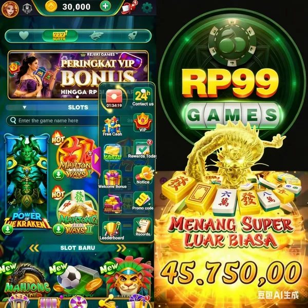 RP99 Bonus Member Baru 100%